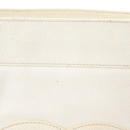 Chanel Caviar CC Timeless Tote White 17 of 23
