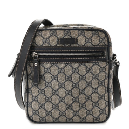 Gucci GG Plus Monogram Messenger Bag Navy 1 of 9