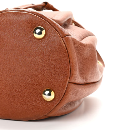 Saint Laurent Calfskin Bucket Bag Tan 8 of 8