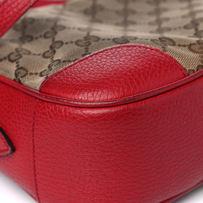 Gucci Monogram Mini Bree Messenger Bag Red 11 of 21