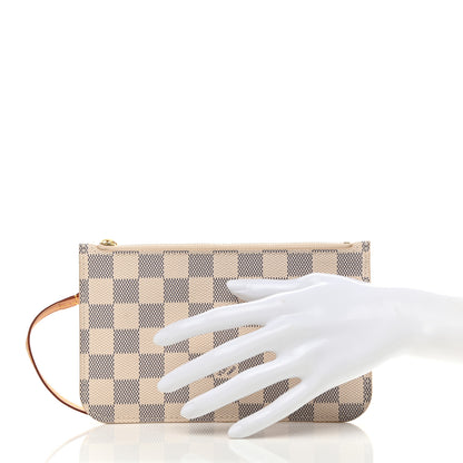 Louis Vuitton Damier Azur Neverfull PM Pochette 2 of 7