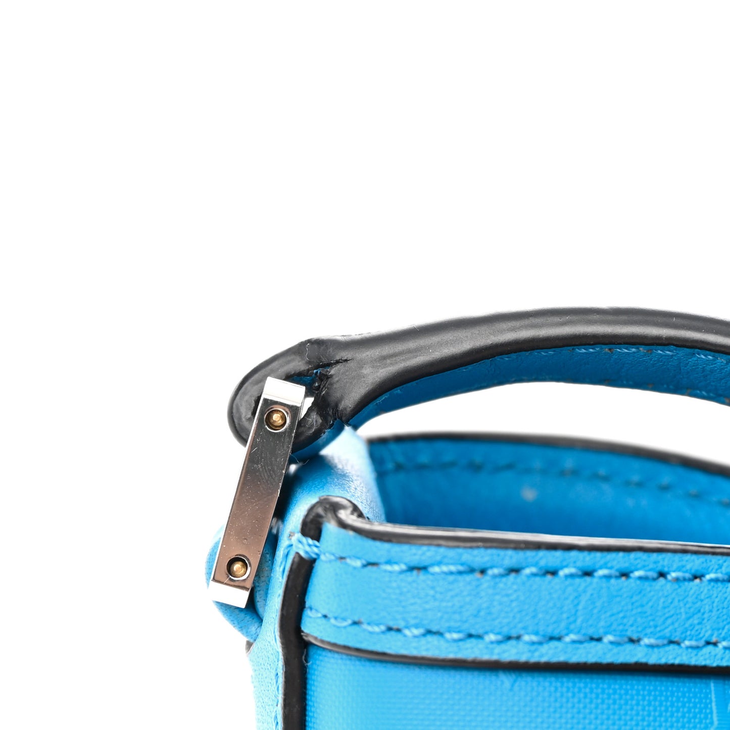 Odeon Studded Mini Claudia Hobo Tile Blue