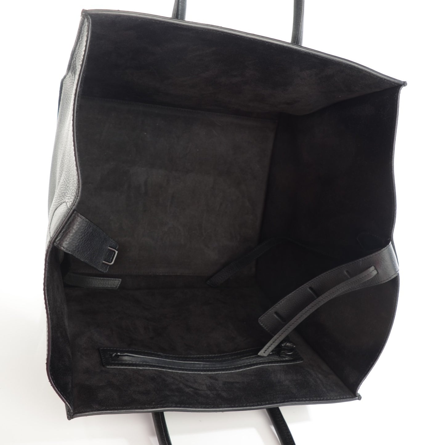 Supple Calfskin Medium Phantom Luggage Black