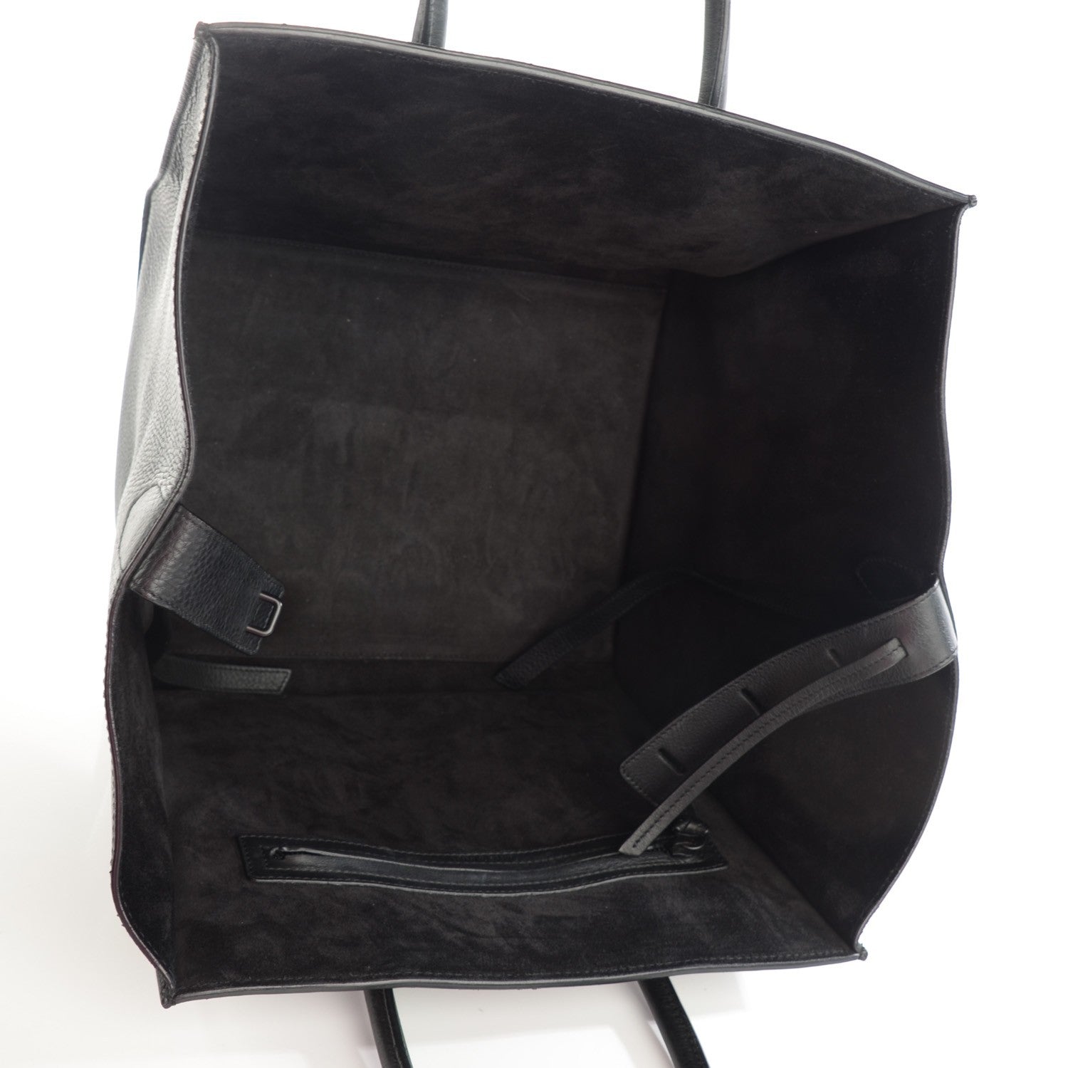 Celine Supple Calfskin Medium Phantom Luggage Black 5 of 7