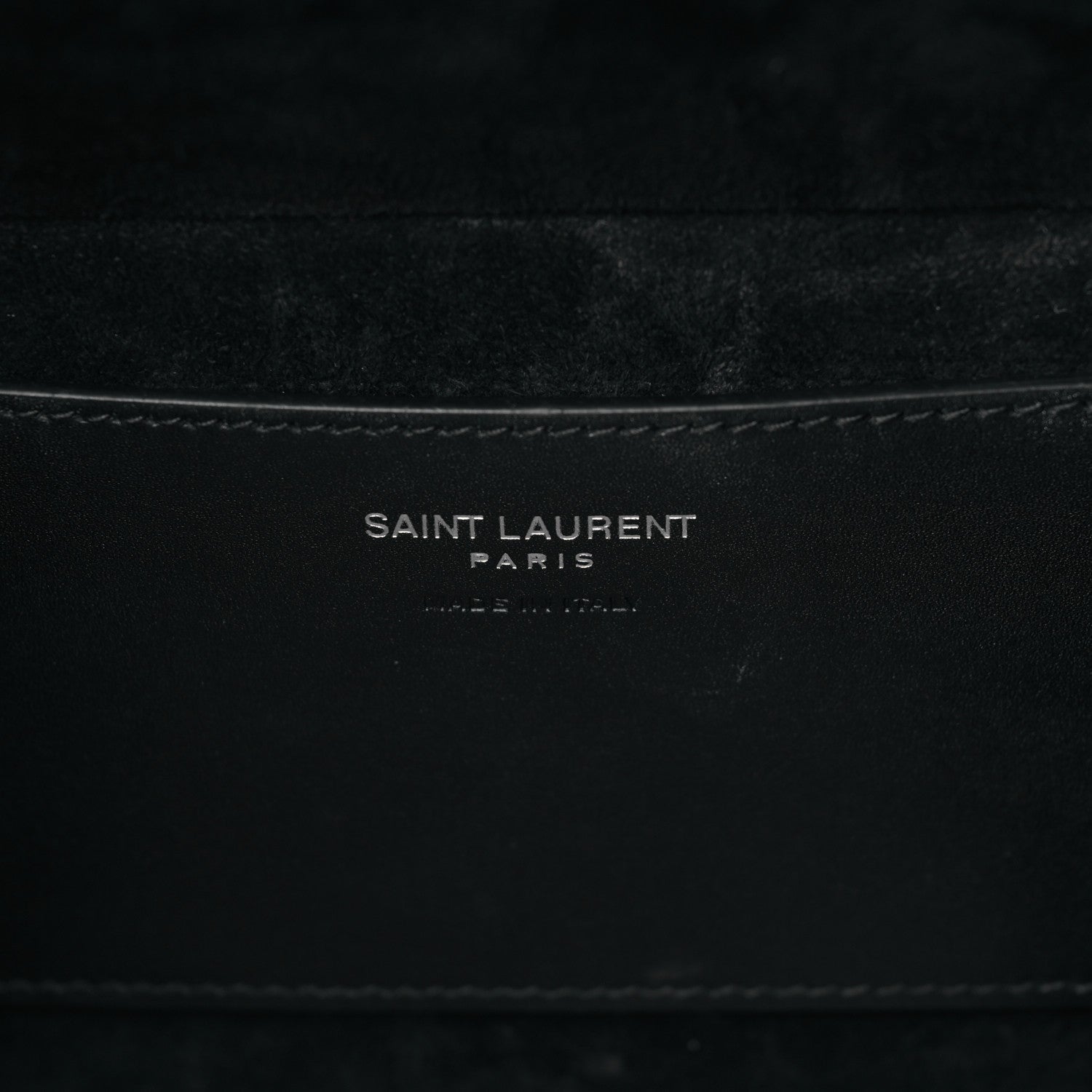 Saint Laurent Calfskin Monogram Take Away Box Black 6 of 8