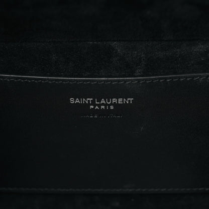 Saint Laurent Calfskin Monogram Take Away Box Black 6 of 8