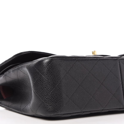 Chanel Caviar Quilted Jumbo Double Flap Black 6 of 12