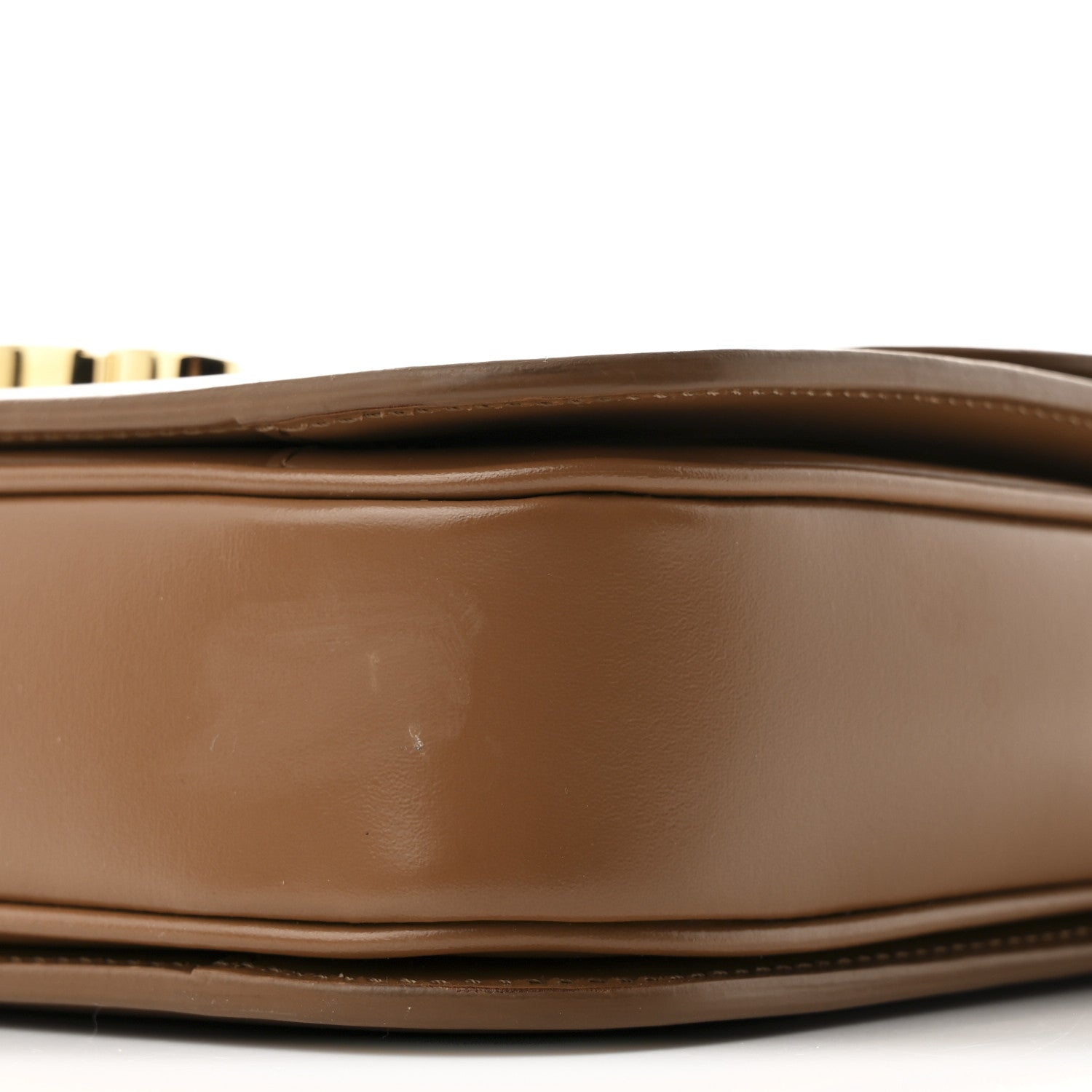 Celine Shiny Calfskin Medium Triomphe Bronze 11 of 12