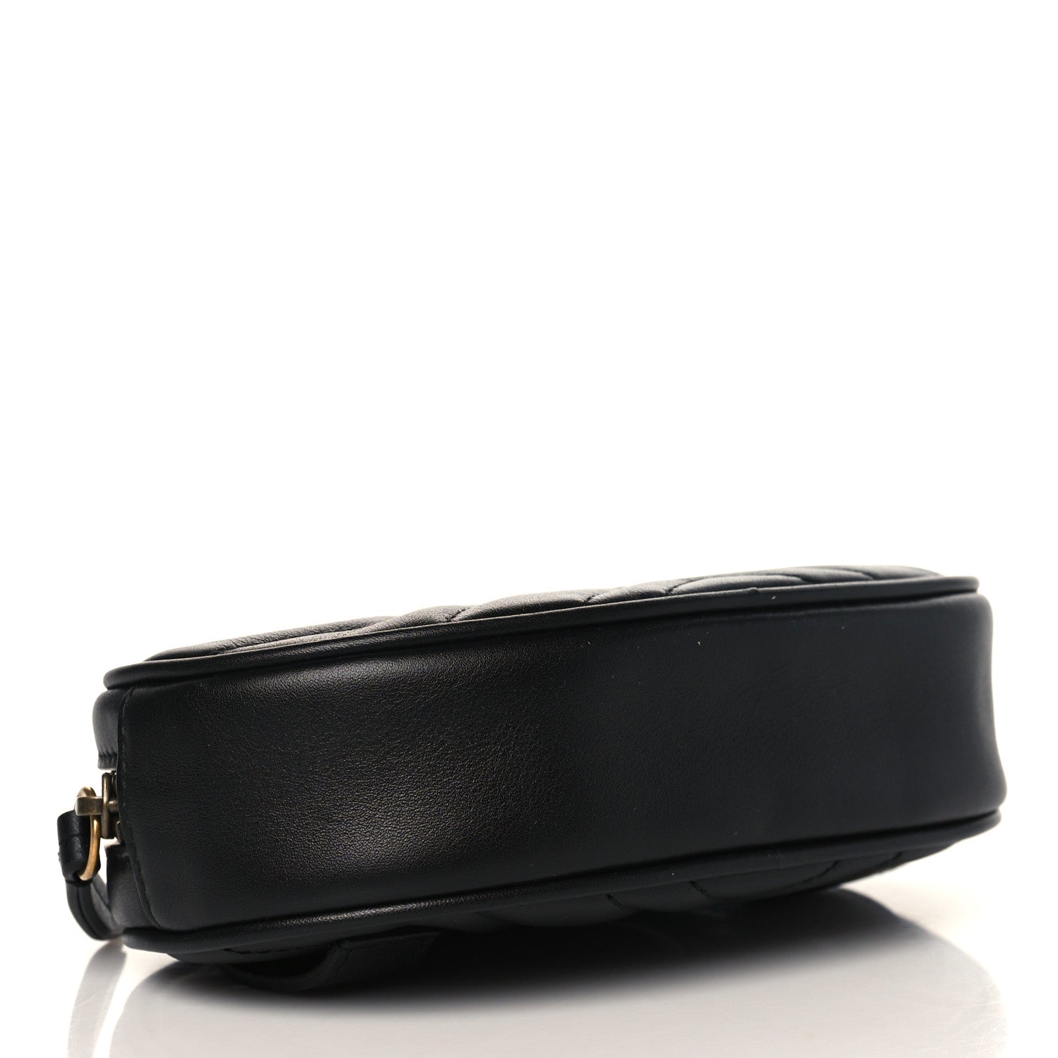 Gucci Calfskin Matelasse GG Marmont Belt Bag 85 34 Black 4 of 9