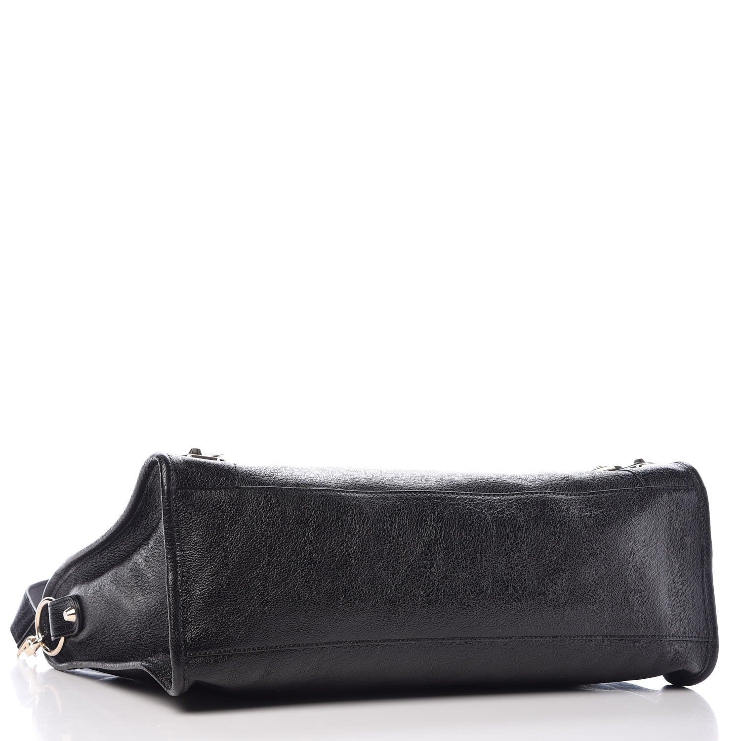Balenciaga Chevre Gold Metallic Edge Hardware City Black 4 of 8
