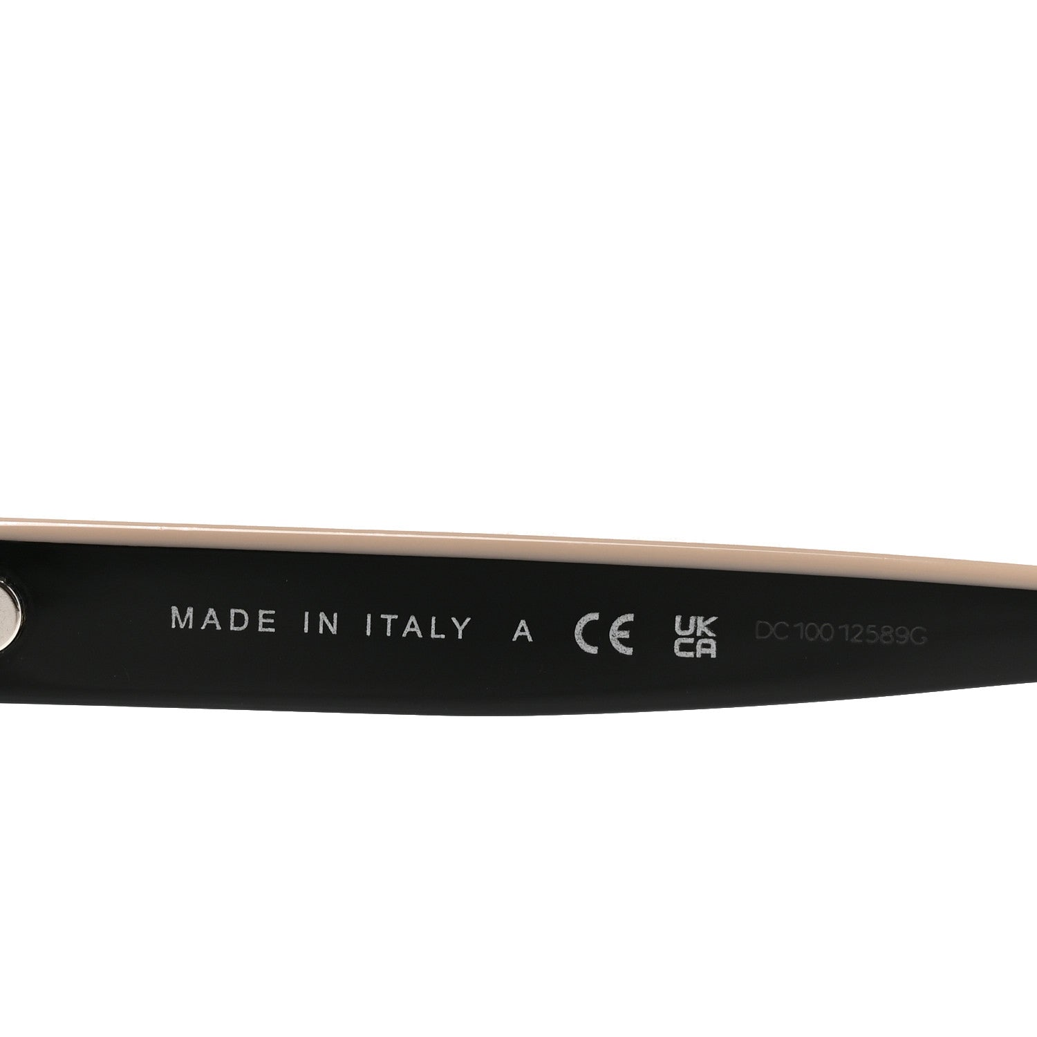 Chanel Acetate Logo Square Sunglasses 5417 Black Beige 6 of 7