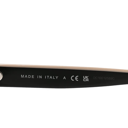 Chanel Acetate Logo Square Sunglasses 5417 Black Beige 6 of 7