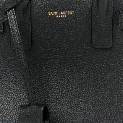 Saint Laurent Grained Calfskin Nano Supple Sac De Jour Black 8 of 10