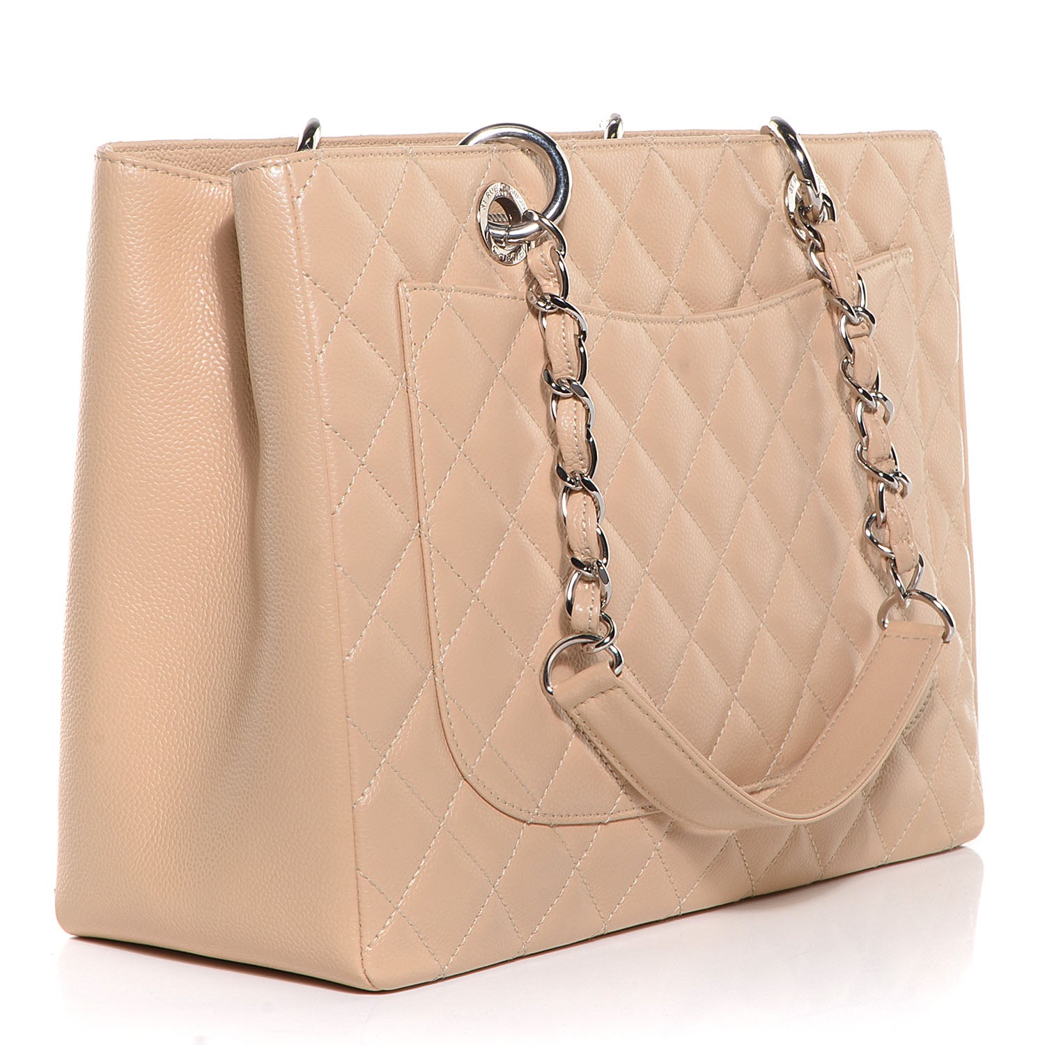 Chanel Caviar Grand Shopping Tote GST Beige Clair 3 of 8