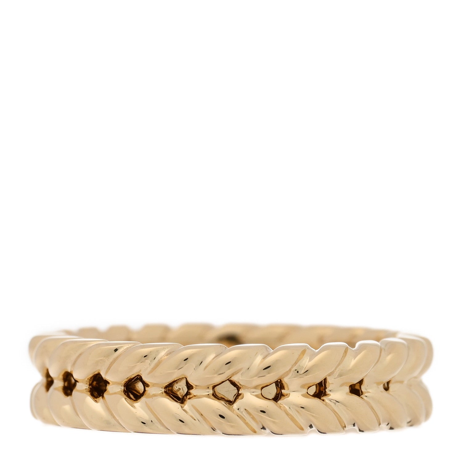 Anita Ko 18K Yellow Gold Braided Band Ring 50 5.5 3 of 5