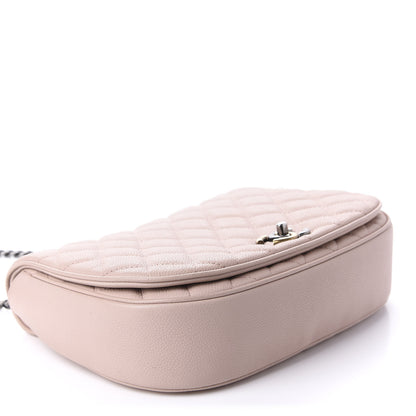 Chanel Caviar Quilted Casual Pocket Messenger Flap Light Pink 5 of 14