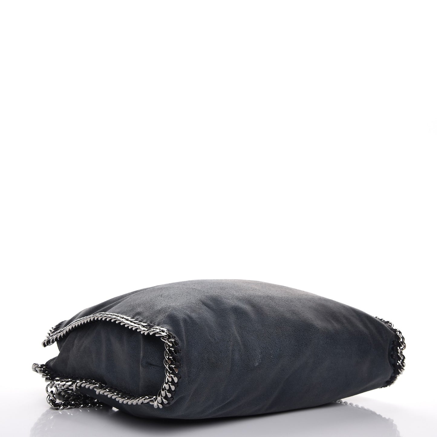 Shaggy Deer Falabella Fold Over Tote Blue