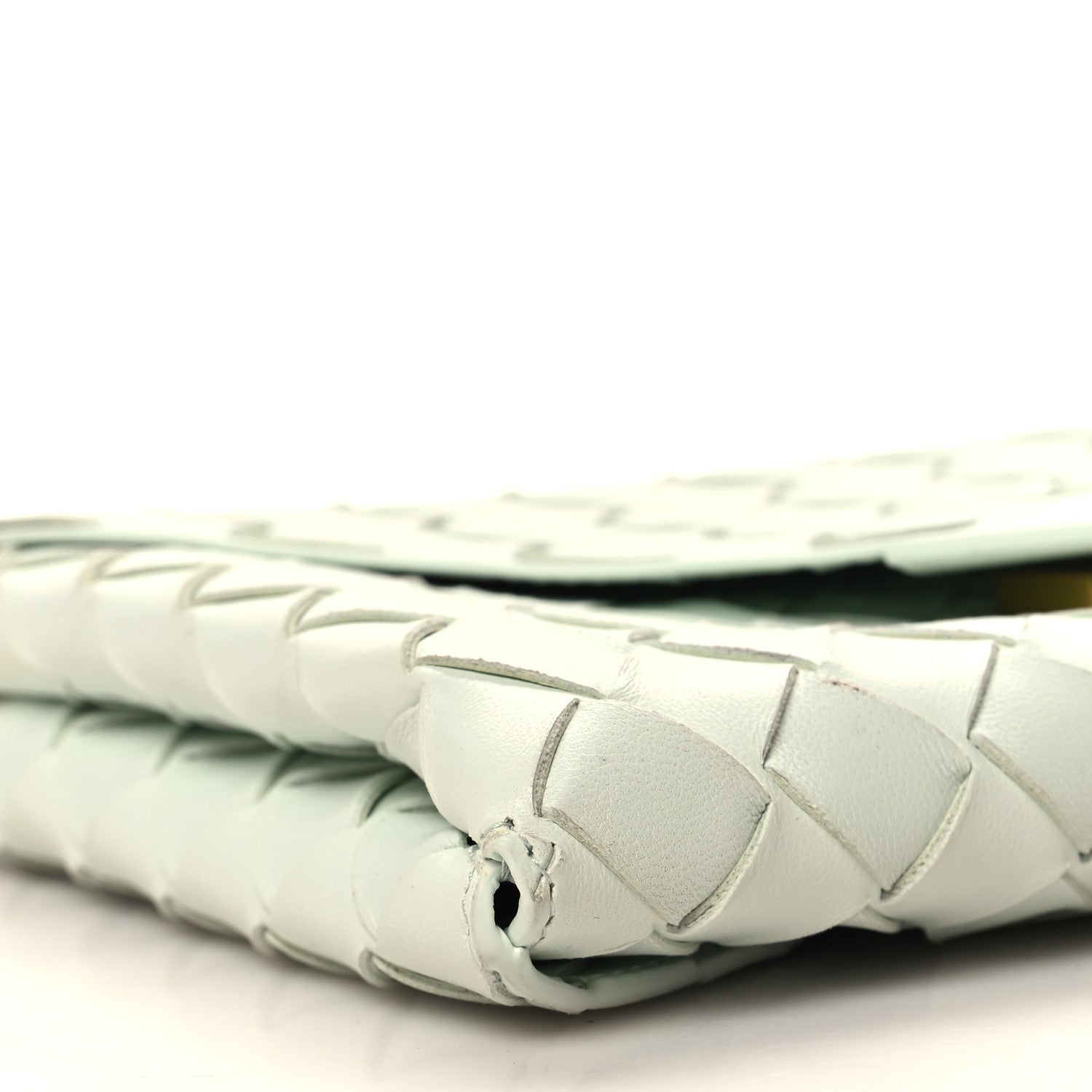 Bottega Veneta Nappa Intrecciato Envelope Pouch Glacier 8 of 10