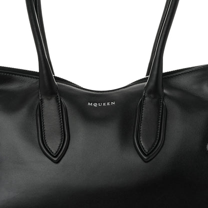 Alexander McQueen Calfskin The Manta Bag Black 7 of 9