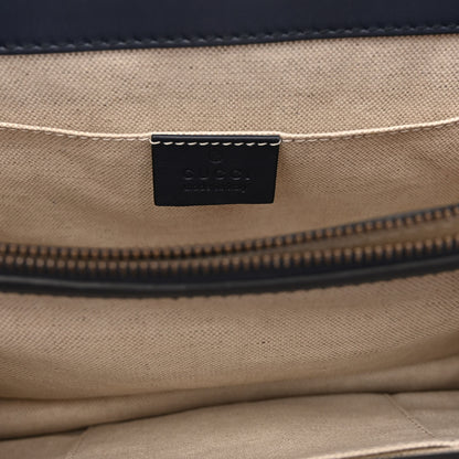 Gucci Moon Calfskin Bamboo Web Medium Dionysus Top Handle Bag Blue Emerald Hibiscus Red 6 of 14