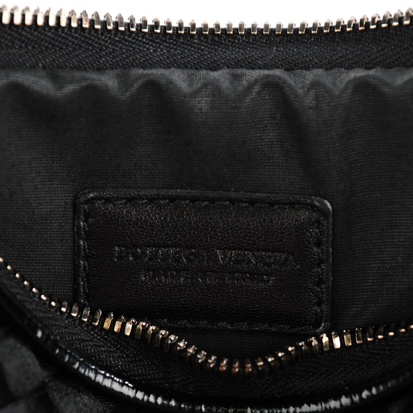 Silk Intrecciato Cosmetic Case Nero Black
