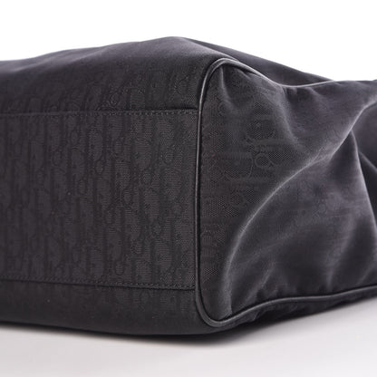 Christian Dior Nylon Monogram Lovely Shopping Tote Black 6 of 11