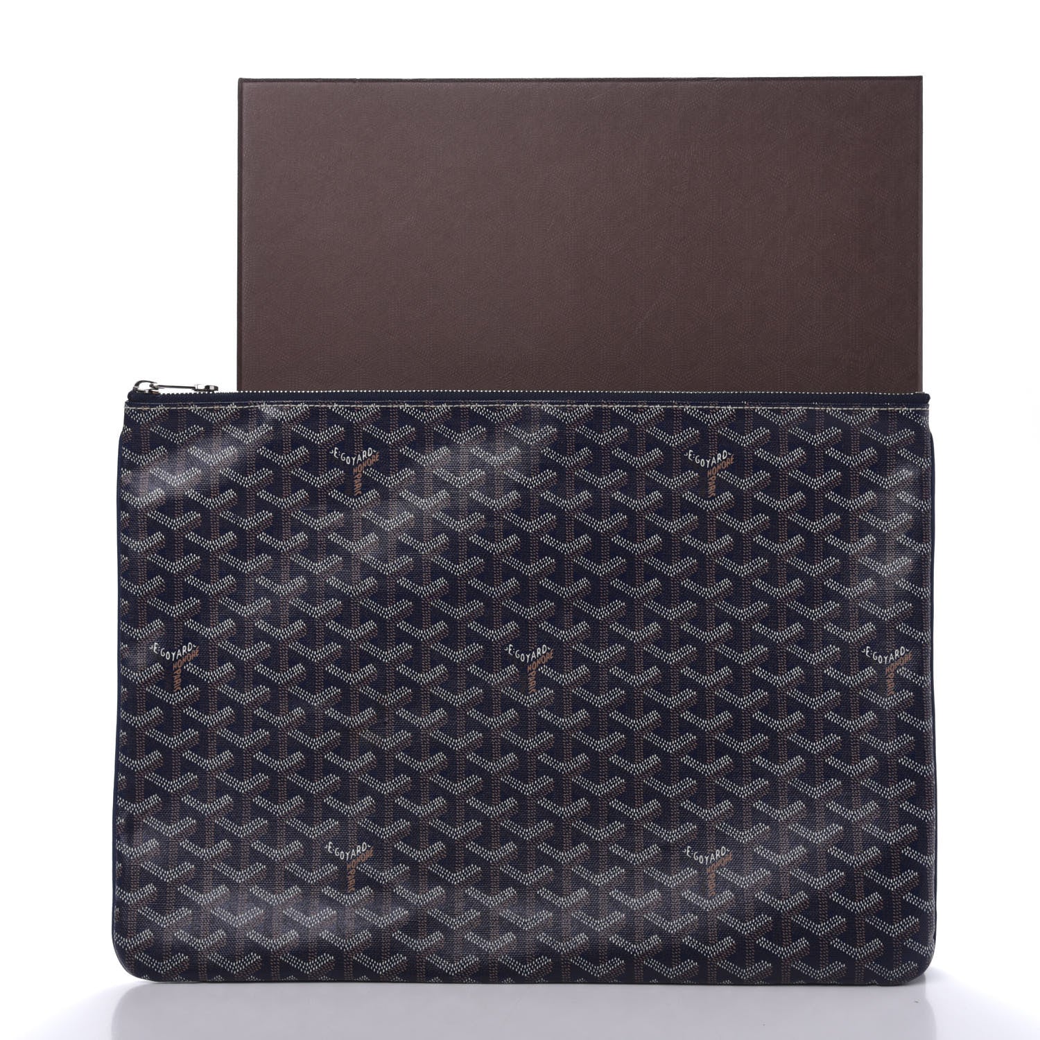 Goyard Goyardine Senat Pochette GM Navy 10 of 10