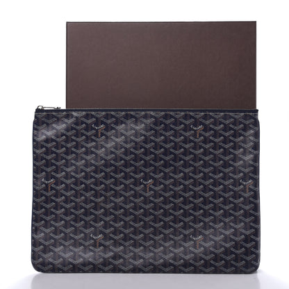 Goyard Goyardine Senat Pochette GM Navy 10 of 10