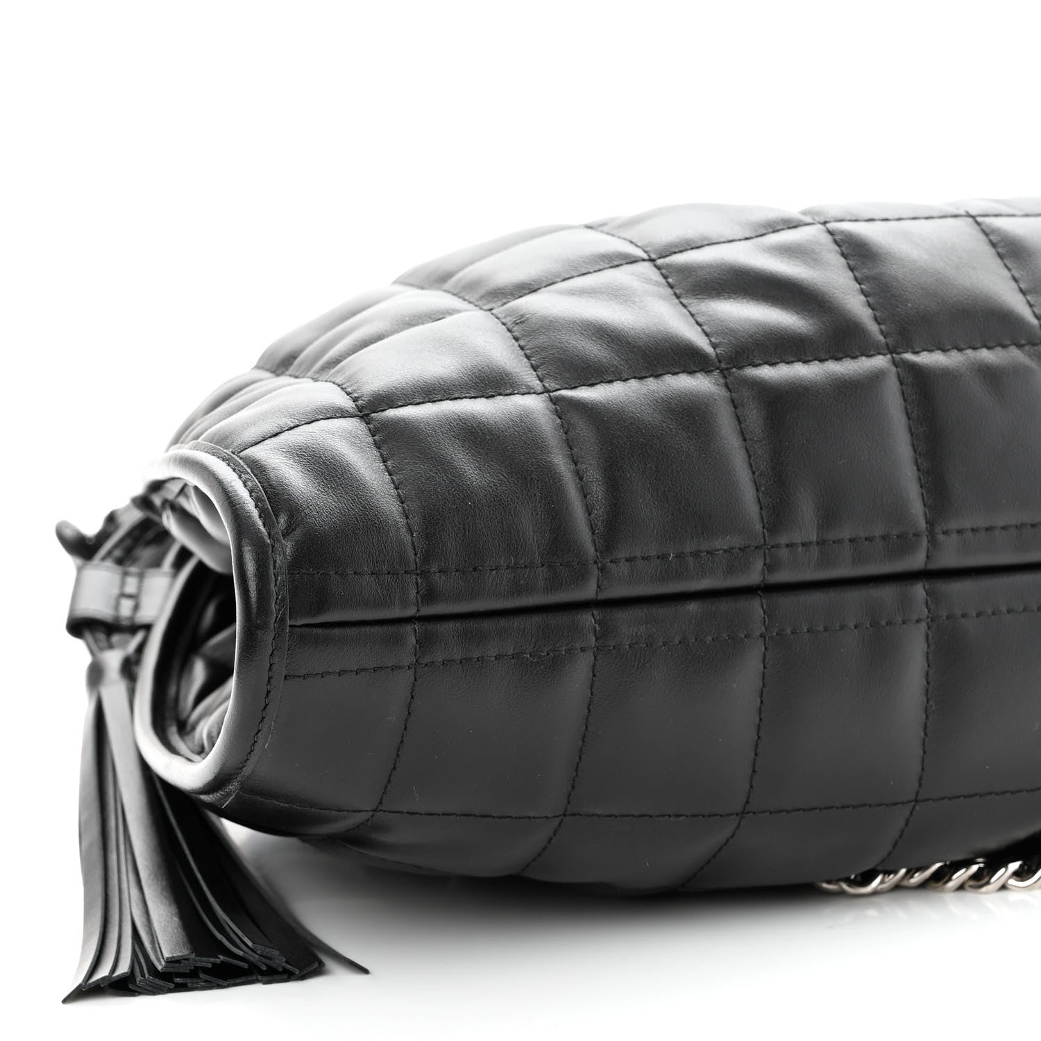 Gucci Calfskin Quilted Medium Deco Tote Bag Black 8 of 9