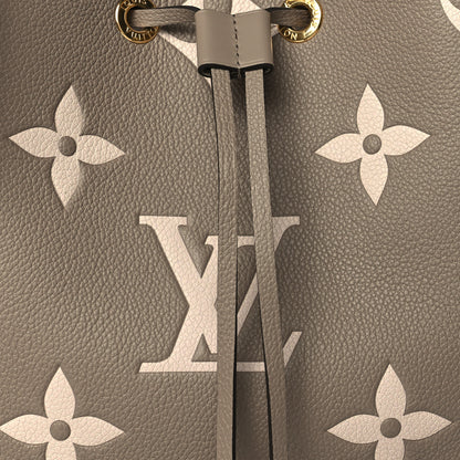 Louis Vuitton Empreinte Monogram Giant Neonoe MM Tourterelle Creme 7 of 9