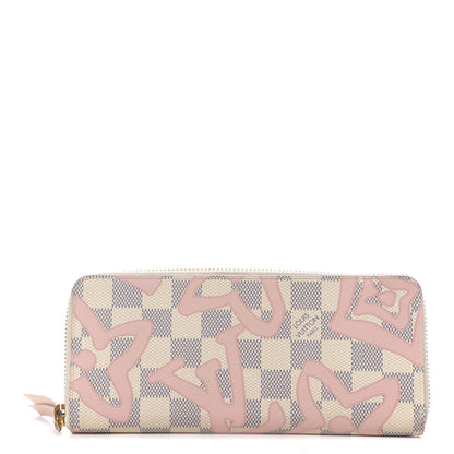 Louis Vuitton Damier Azur Tahitienne Clemence Wallet 1 of 5