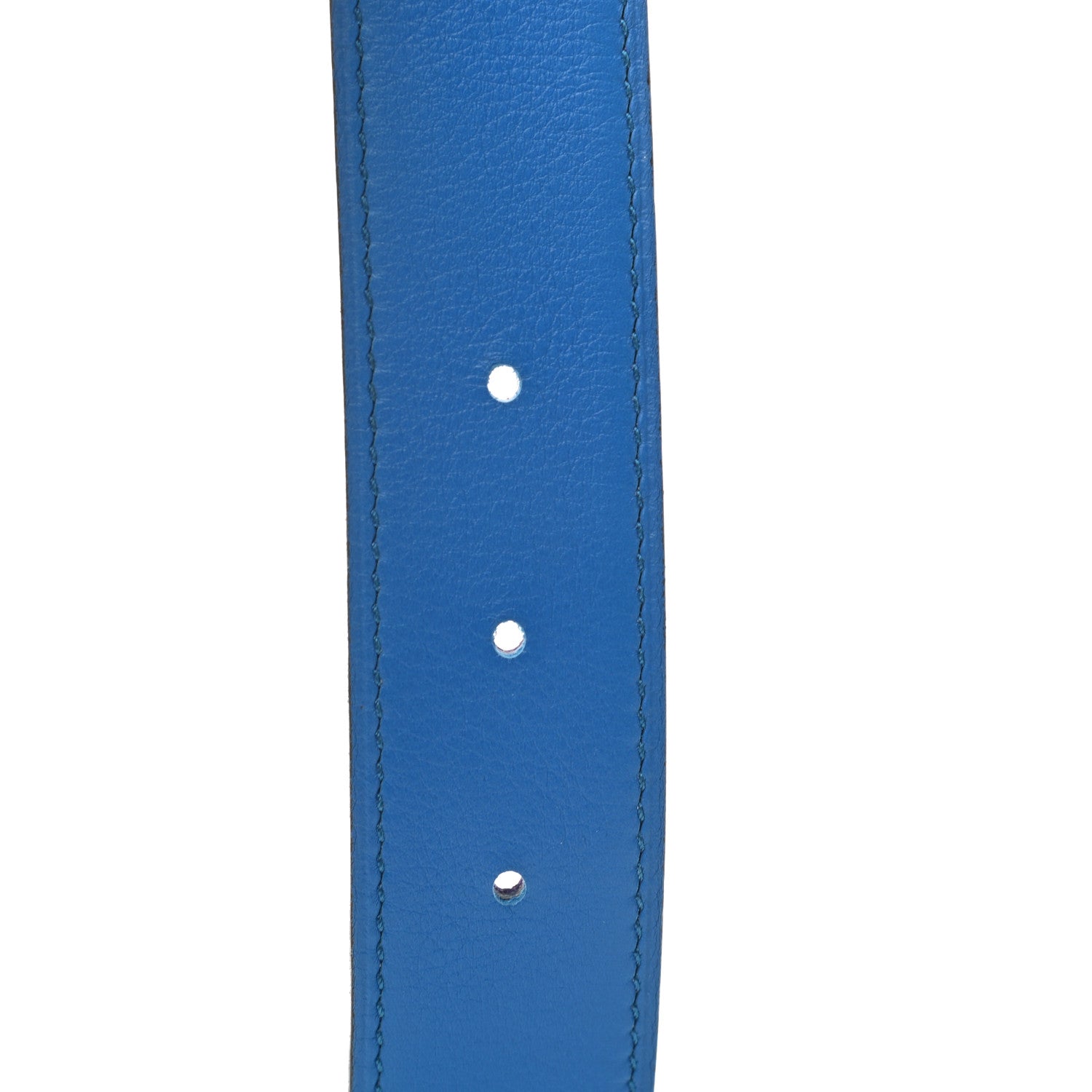 Hermes Epsom Swift 32mm Belt Strap 90 Crocus Bleu Hydra 4 of 5