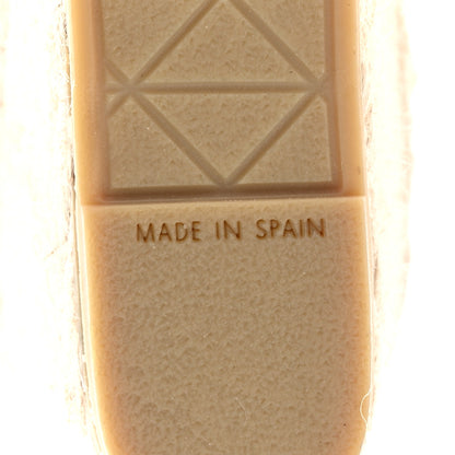 Prada Nappa Quilted Espadrille 90mm Wedge Sandals 39 Caramel 7 of 10