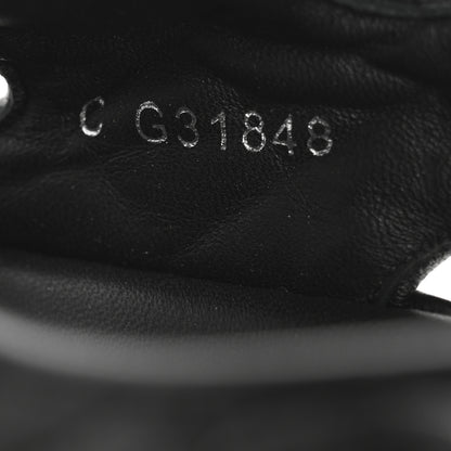 Chanel Lambskin Quilted Velcro Dad Sandals 36.5 So Black 9 of 10