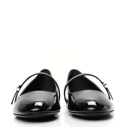 Louis Vuitton Patent Uniformes Ballet Flats 37 Black 2 of 8