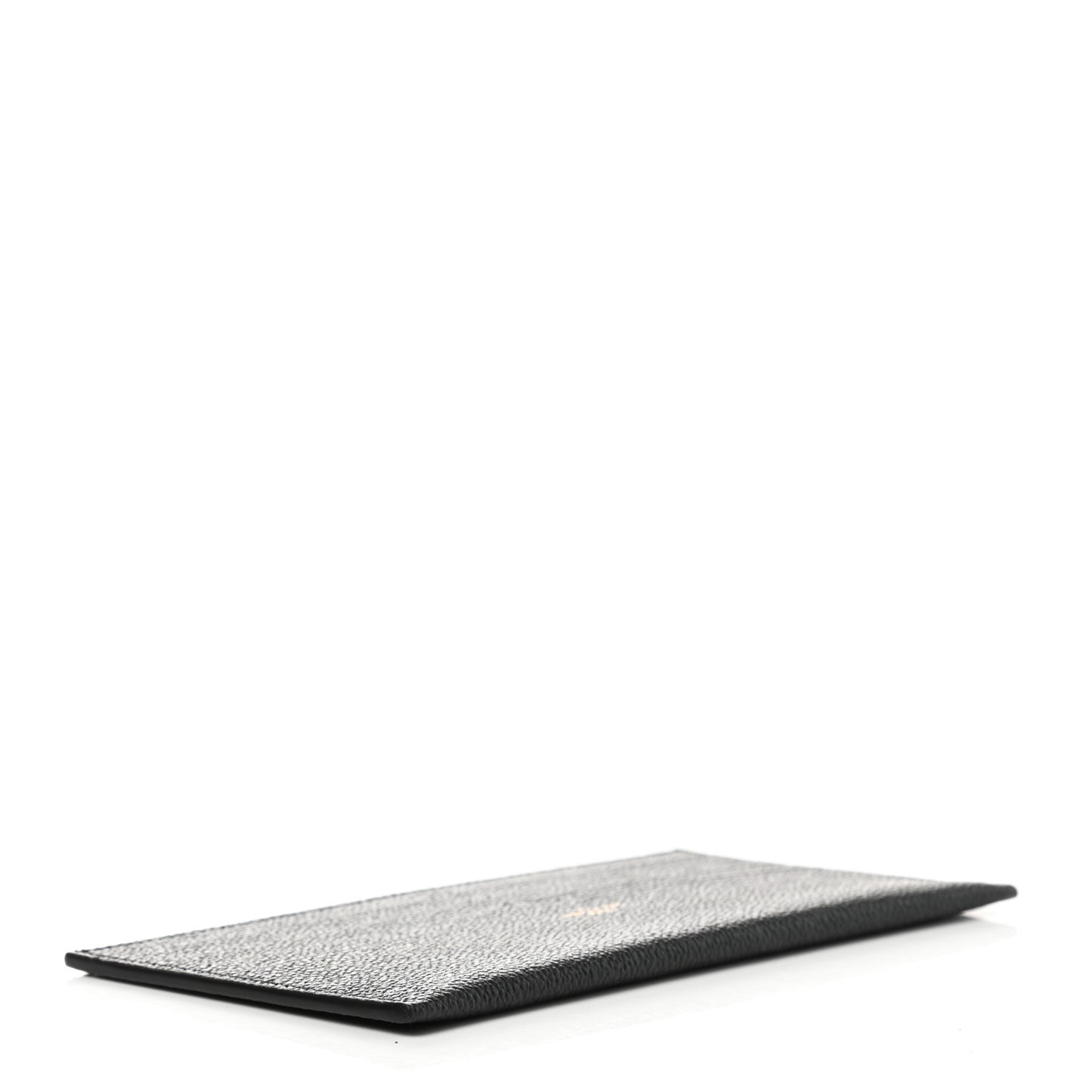 Calfskin Felicie Chain Wallet Card Holder Insert Black