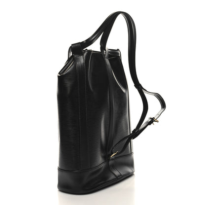 Louis Vuitton Epi Randonnee PM Black 2 of 9