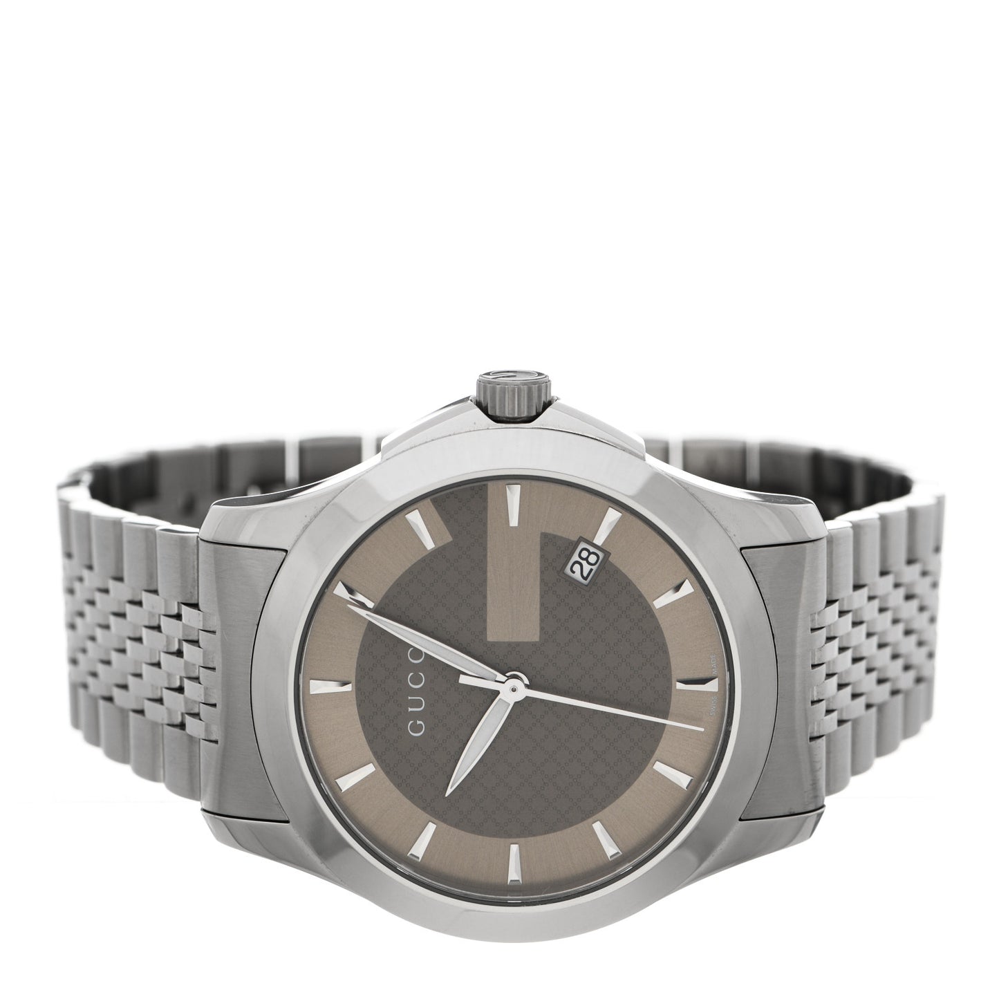 Stainless Steel 38mm G-Timeless Quartz Watch Brown