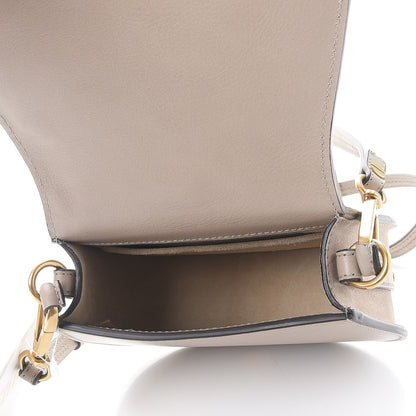 Chloe Calfskin Suede Small Nile Bracelet Bag Motty Grey 5 of 7