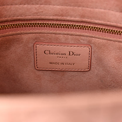 Christian Dior Lambskin Cannage Gradient Medium Lady Dior Pink 6 of 16