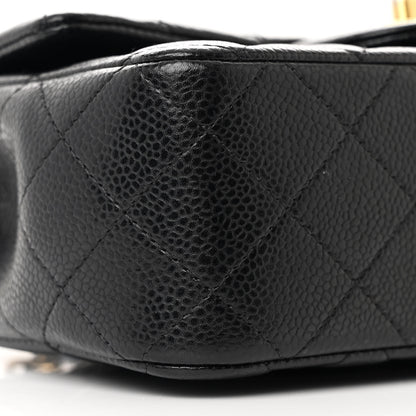 Chanel Caviar Quilted Mini Rectangular Flap Black 9 of 11