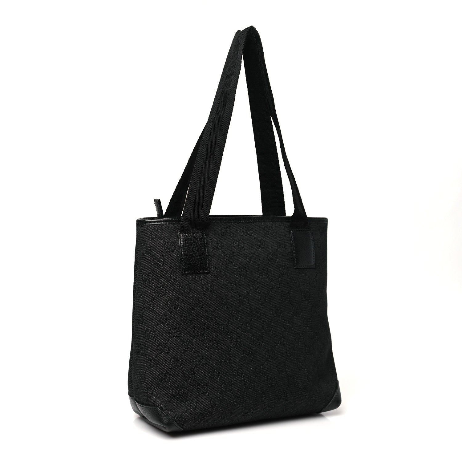Gucci Monogram Tote Bag Black 3 of 9