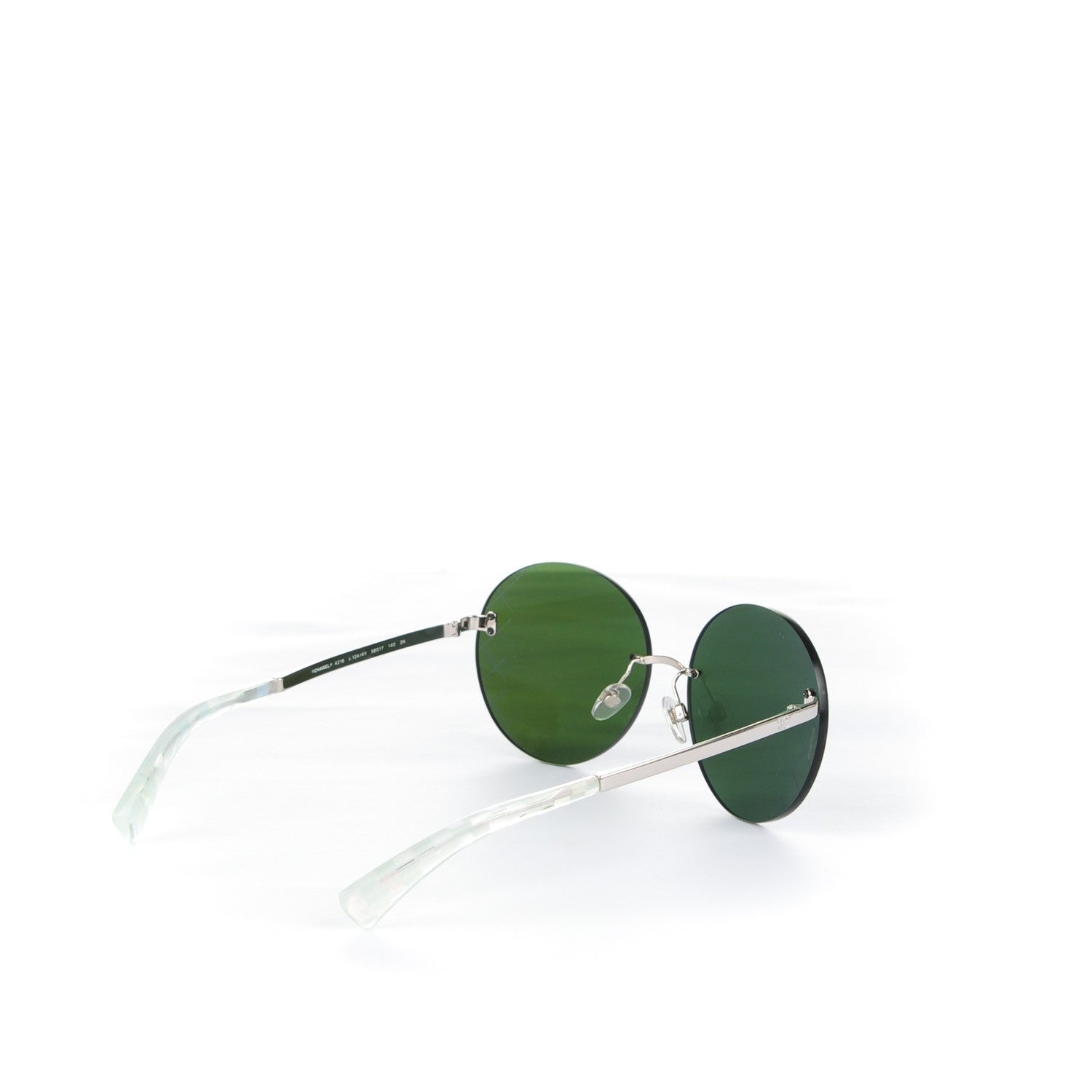 Chanel Mirrored Round Sunglasses 4216 Purple 3 of 6
