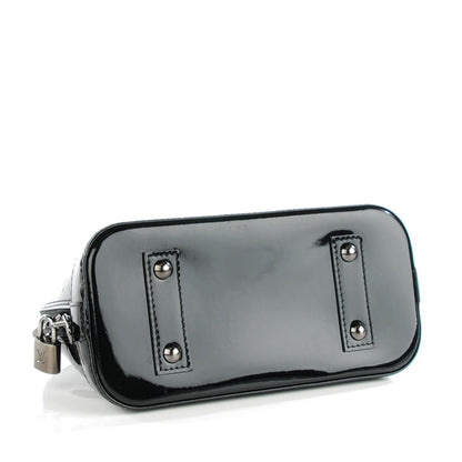 Louis Vuitton Vernis Alma BB Noir Magnetique 4 of 10