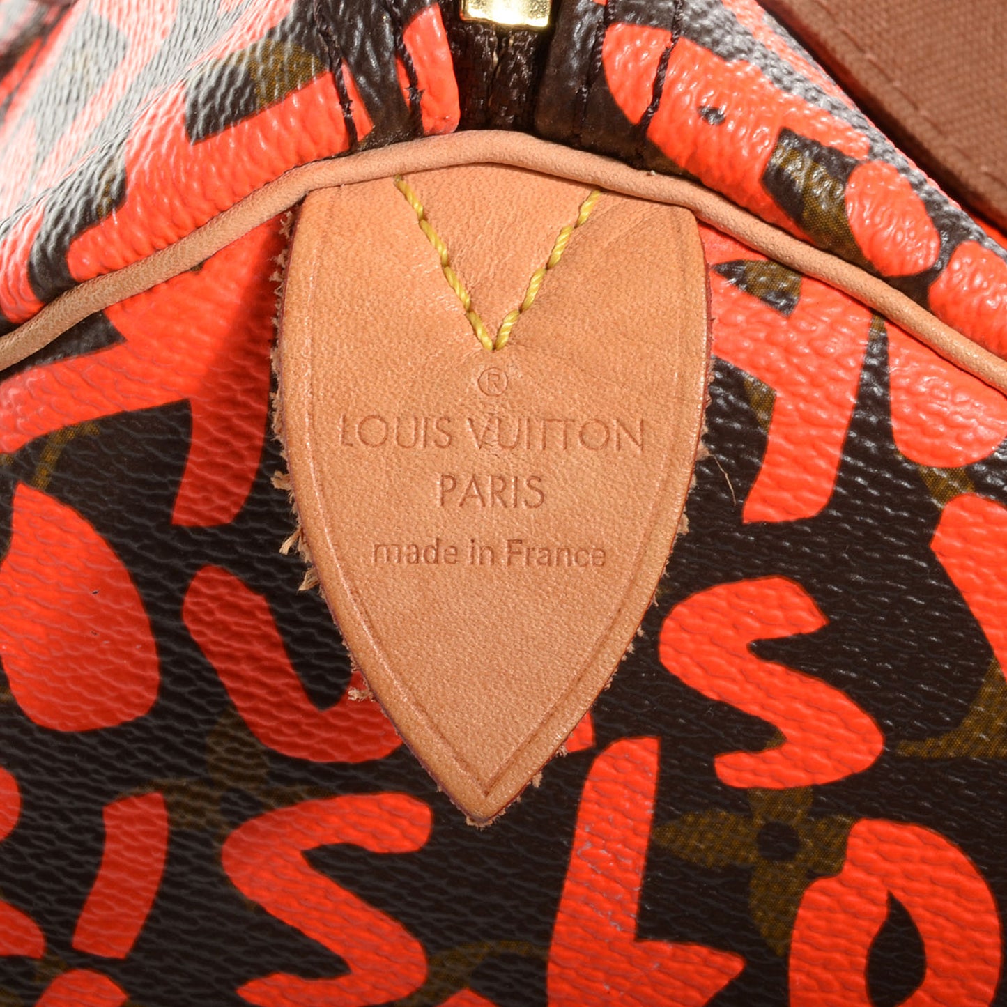 Monogram Graffiti Speedy 30 Orange