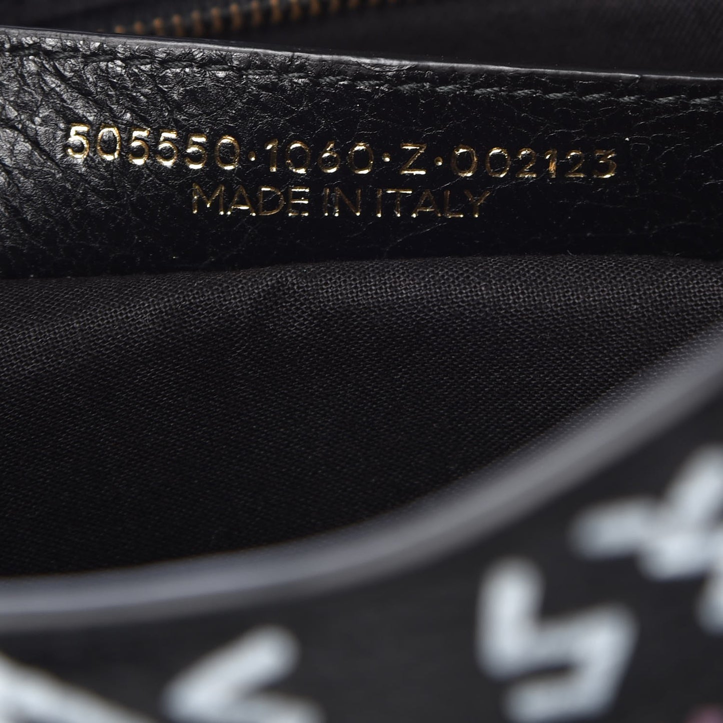 Agneau Graffiti All Over Classic Hardware City Black Multicolor
