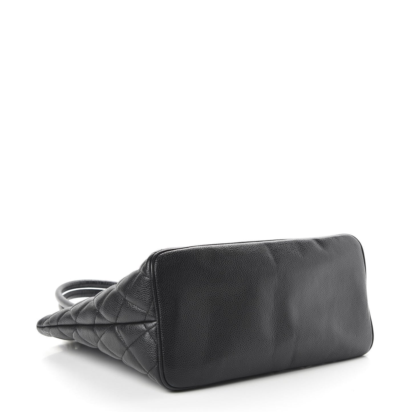 Caviar Quilted Medallion Tote Black