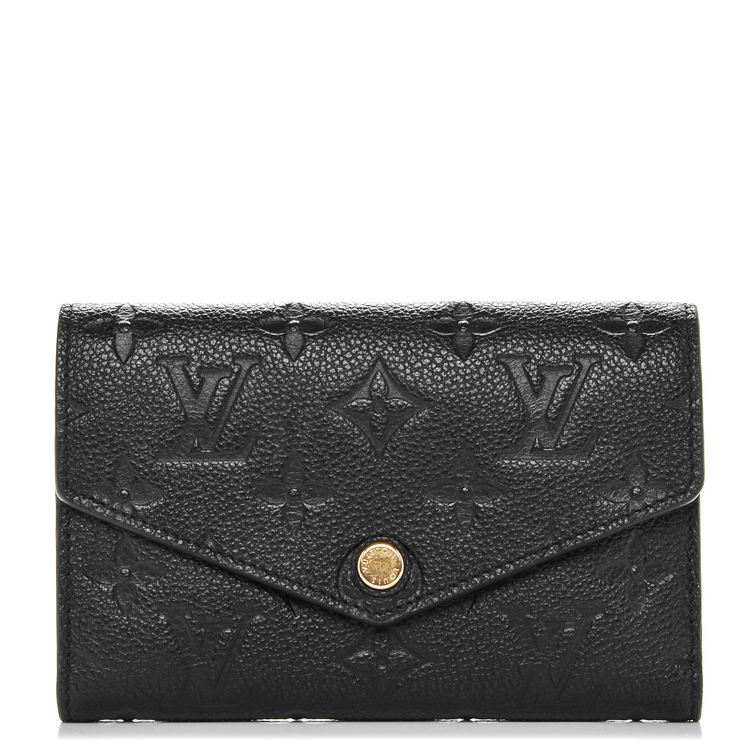 Louis Vuitton Empreinte Compact Curieuse Wallet Black 1 of 6
