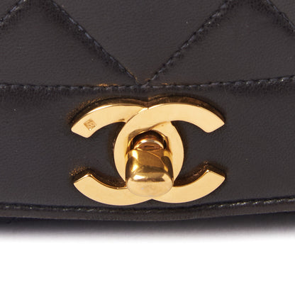 Chanel Lambskin Quilted Medium Single Flap Black 8 of 10