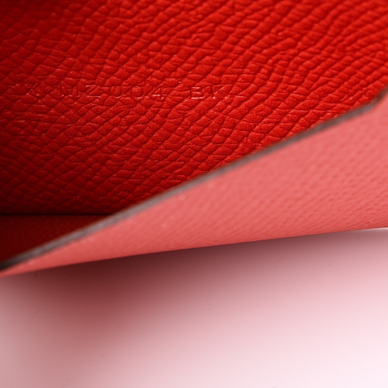 Hermes Epsom Bearn Card Holder Wallet Rouge Tomate 7 of 8